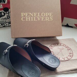 Penelope Chilvers Horsebit Clogs (size 42)